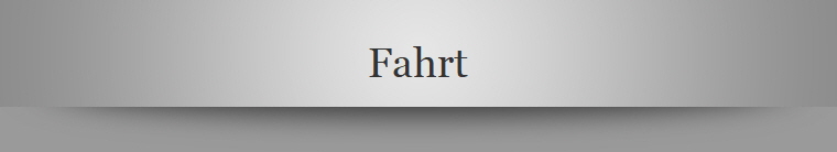 Fahrt